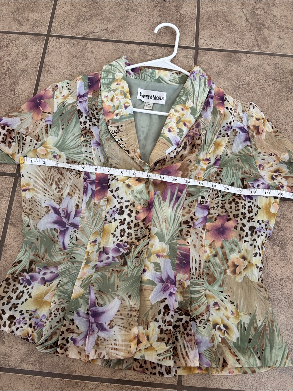 Danny & Nicole Safari Lili Print Dress Cover - Picture 5 of 6